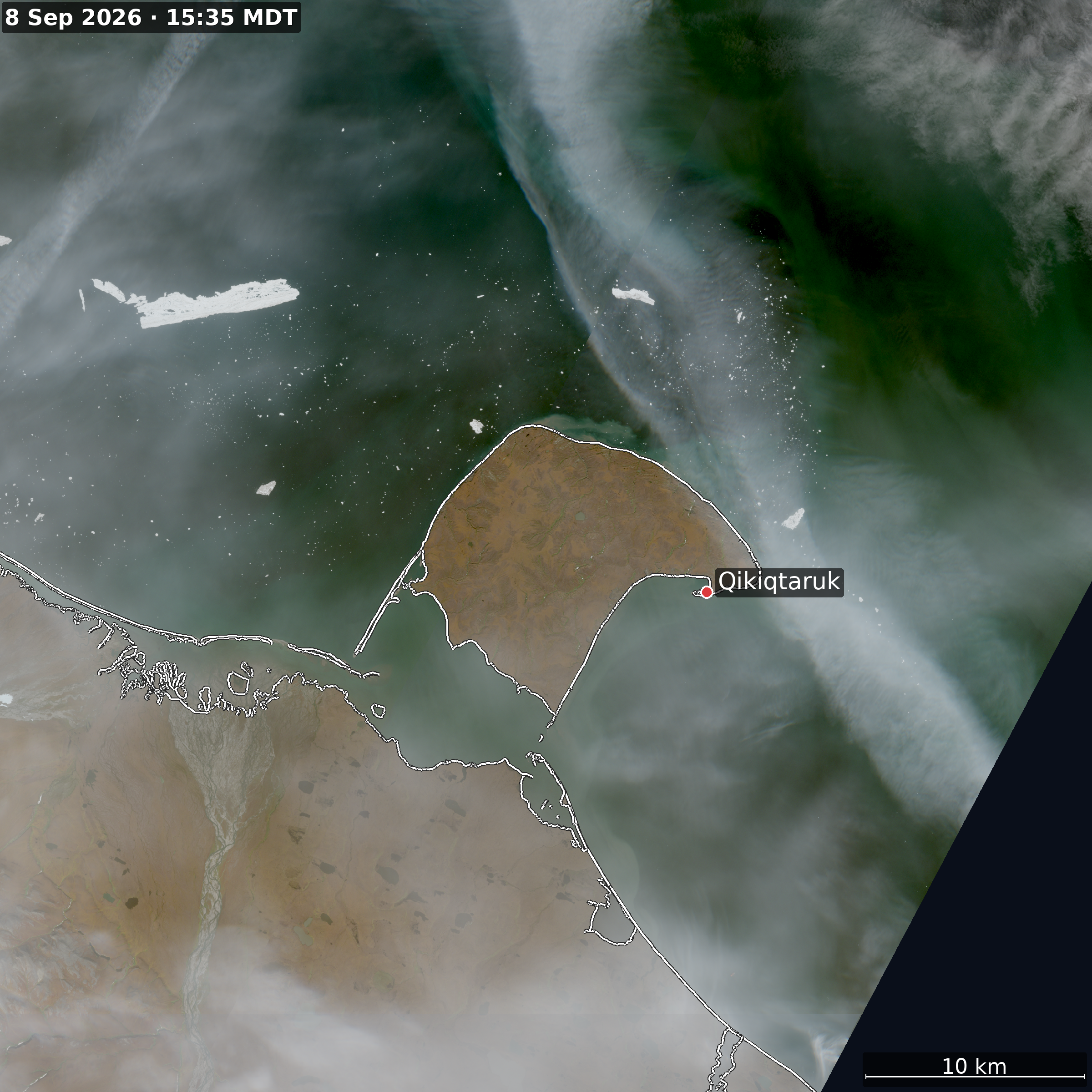 Sentinel-2 true color 50 km