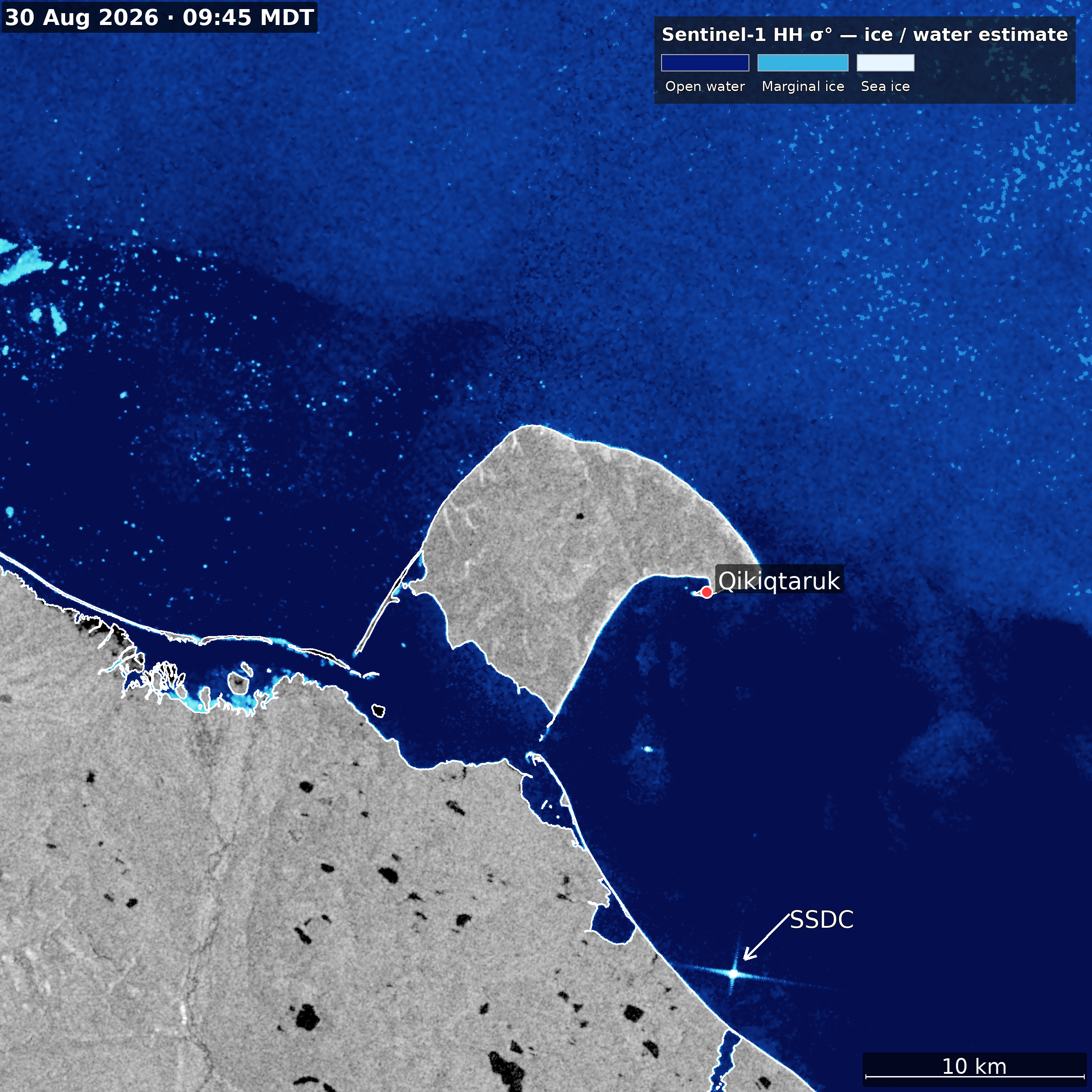 Sea ice 50 km