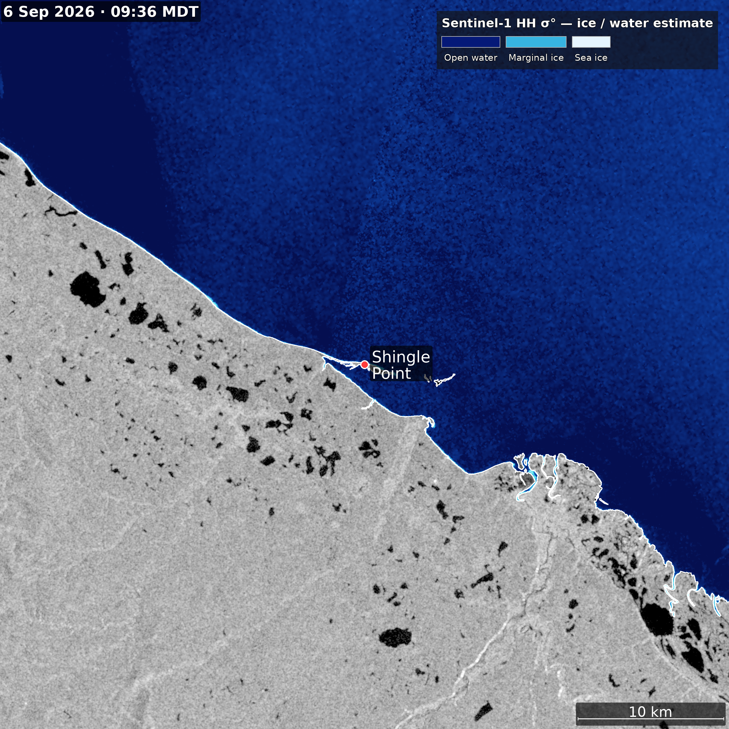 Sea ice 50 km